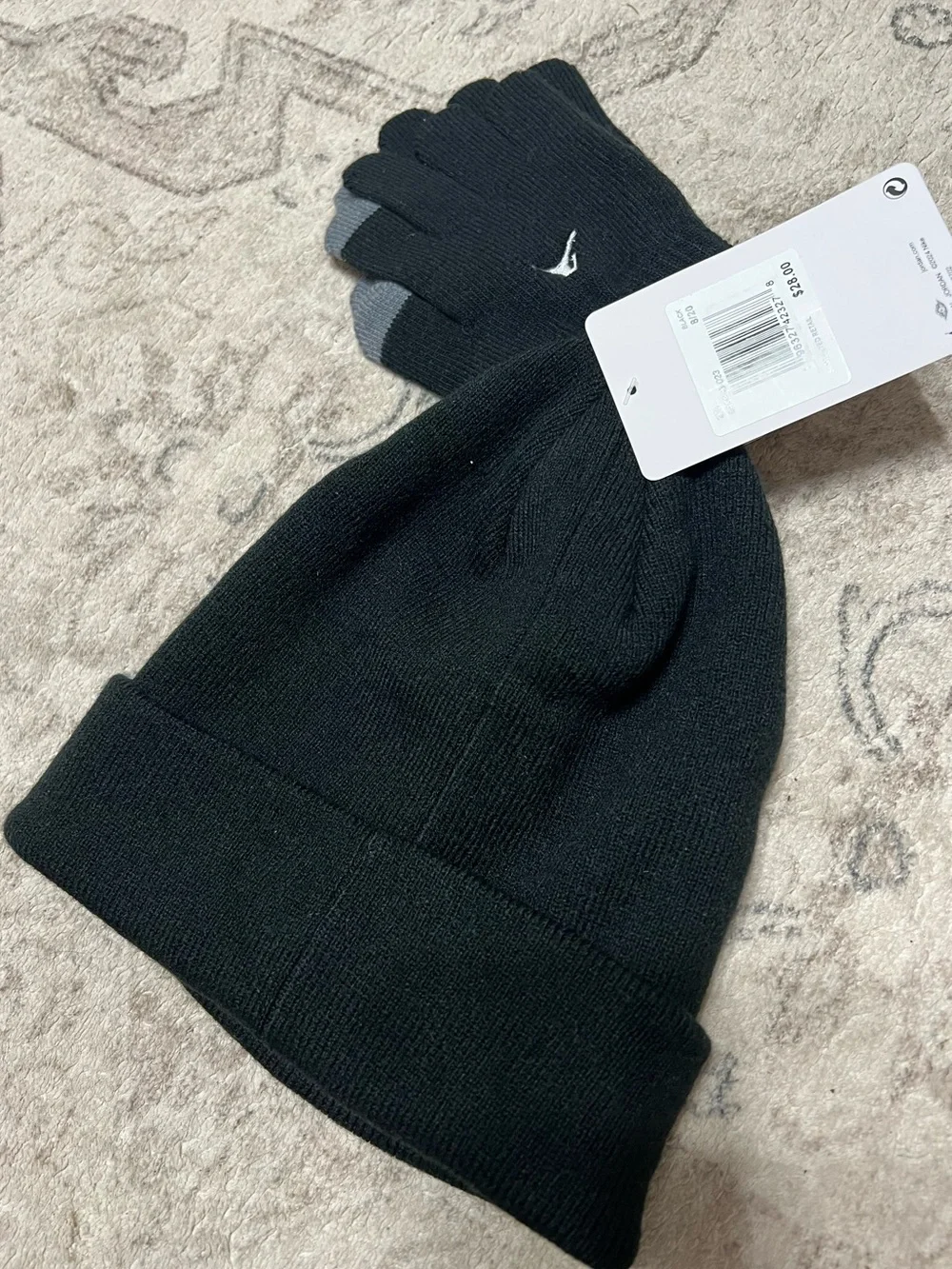 Jordan Essentials Big Kids' 2-Piece Beanie & Gloves Set